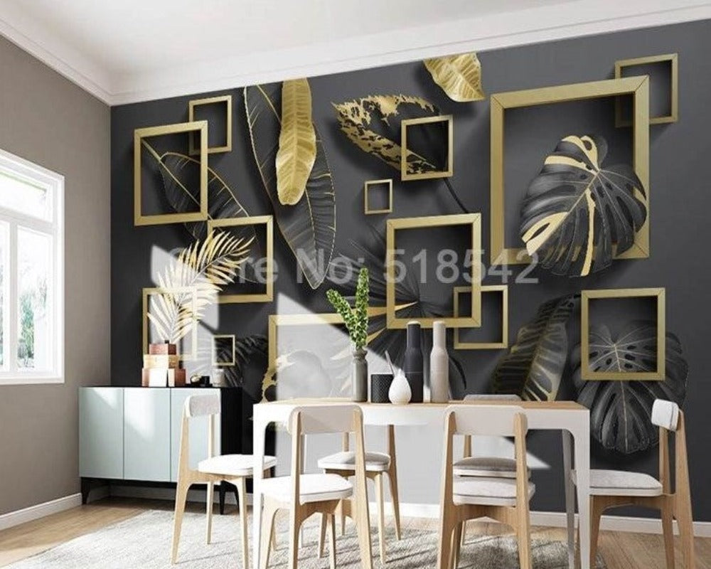 3D Wallpaper Mystic Feather Squares